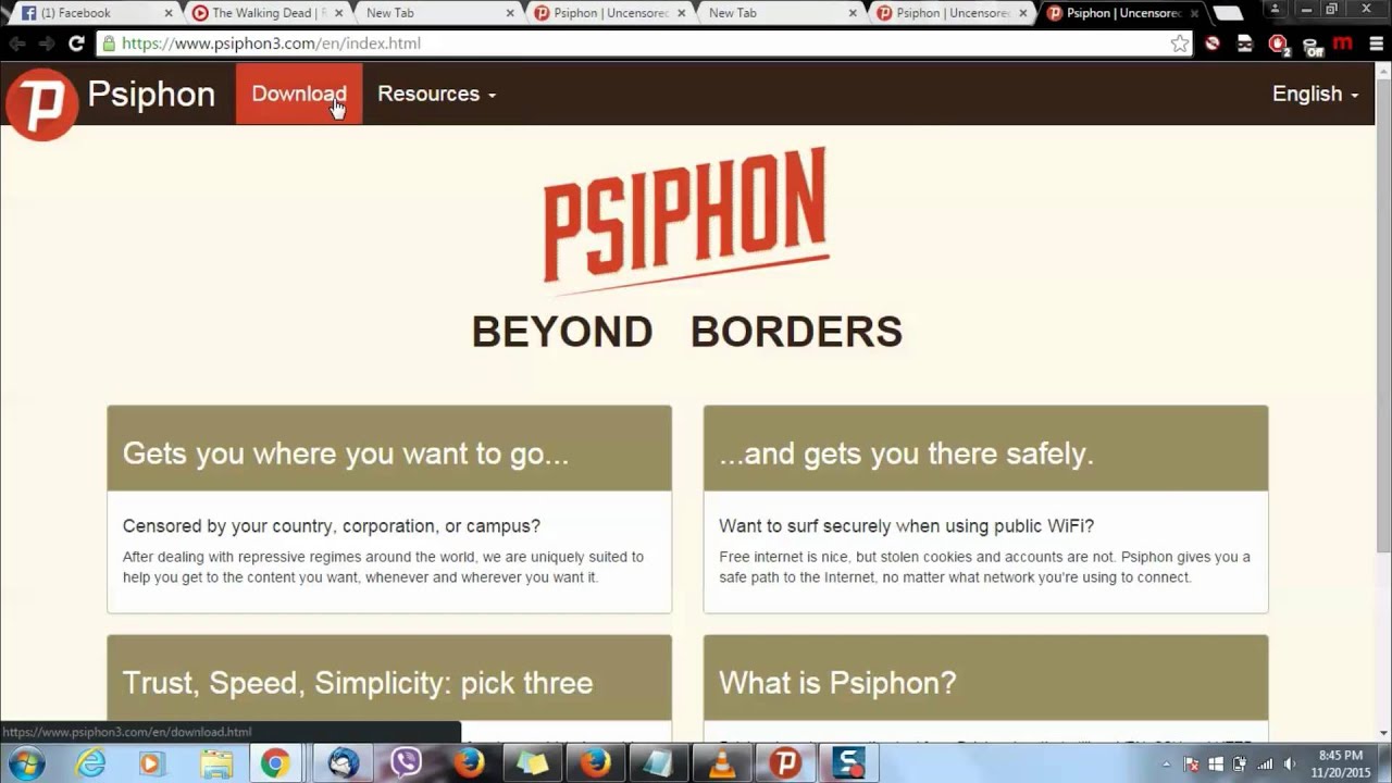 free download psiphon for laptop